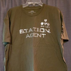 Avengers' Station Station Agent/Shield Agent Olive T-Shirt 2XL